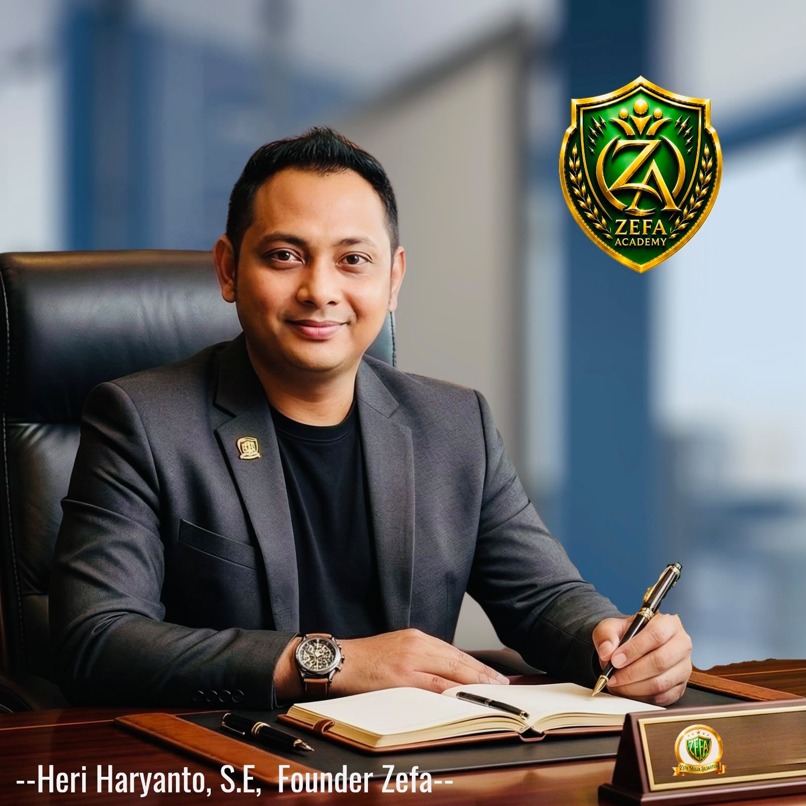 Heri Haryanto, S.E, Founder Zefa